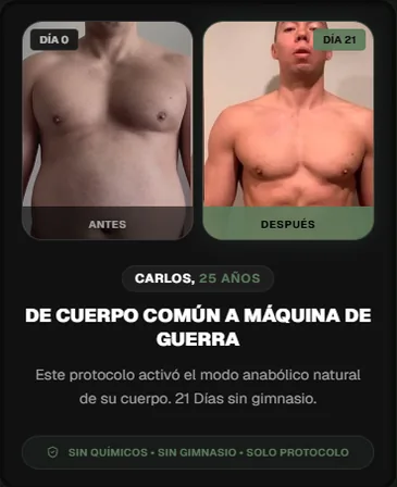 Resultado de Carlos antes y después